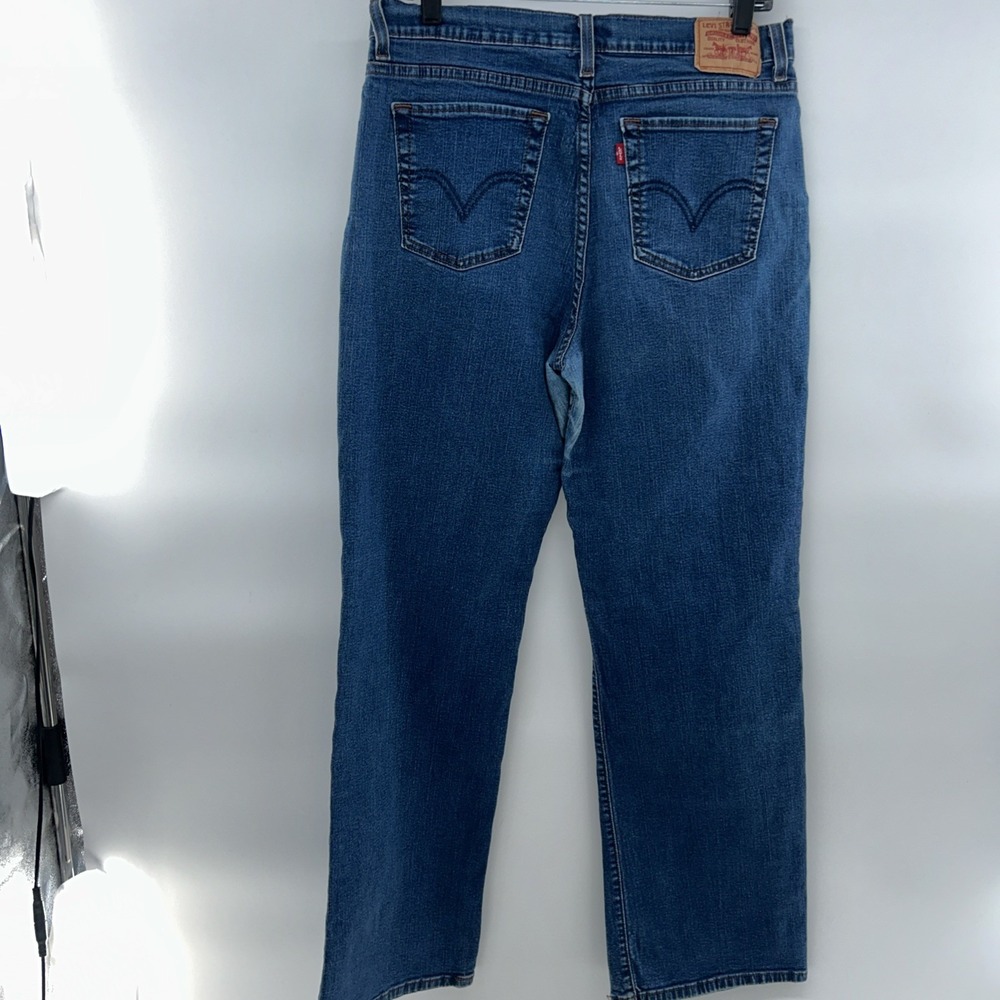 Levi's 512 Jeans Women's 14M Blue High-Rise‎ Slimming Bootcut Denim 32" Inseam